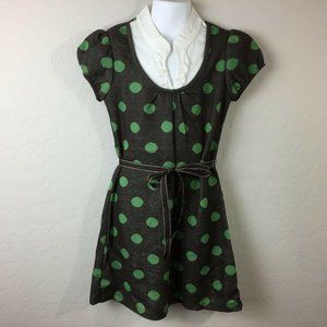 Candie's Brown Dress Everyday Play Polka Dot Dress